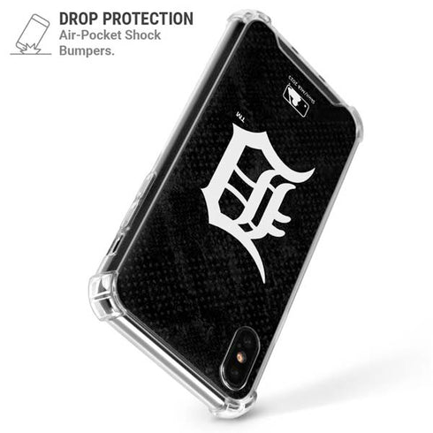 MLB Detroit Tigers Dark Wash iPhone XS Max Clear Case